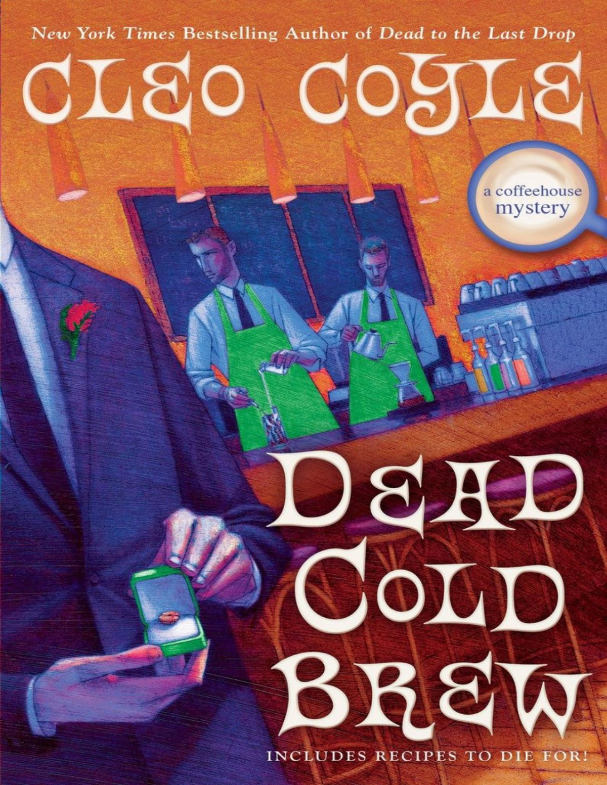 Dead Cold Brew A Coffeehouse Mystery Reprint Coyle Cleo