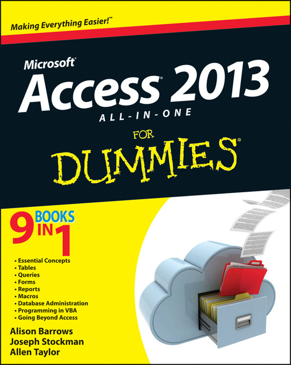 Access 2013 Allinone For Dummies Joseph C Stockman Alison Barrows Allen G Taylor