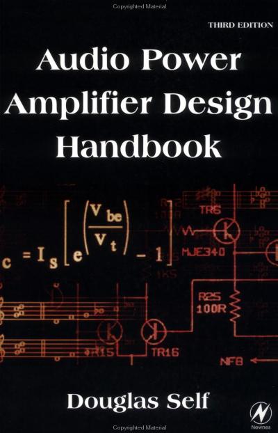 Audio Power Amplifier Design Handbook 1st Edition Douglas Self