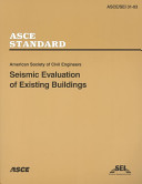 Seismic Evaluation Of Existing Buildings American Society Of Civil Engineers Asce Standard Unknown