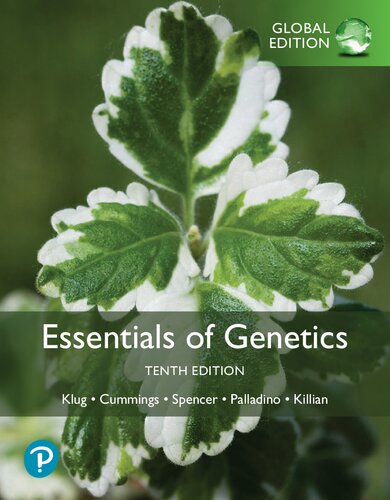 Essentials Of Genetics Global Edition William Klug Michael Cummings