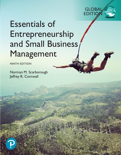 Essentials Of Entrepreneurship And Small Business Management 9th Edition Norman M Scarborough