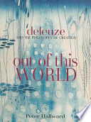 Out Of This World 1st Edition Peter Hallward