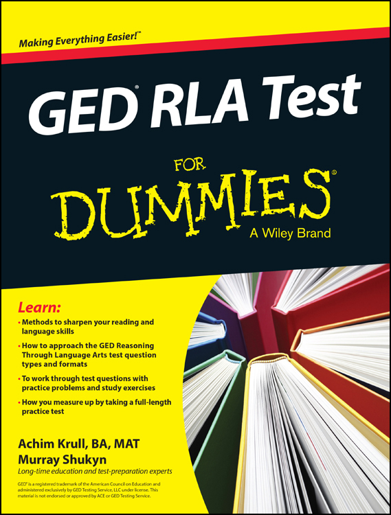 Ged Rla For Dummies Achim K Krull Achim K Krull Ba Mat