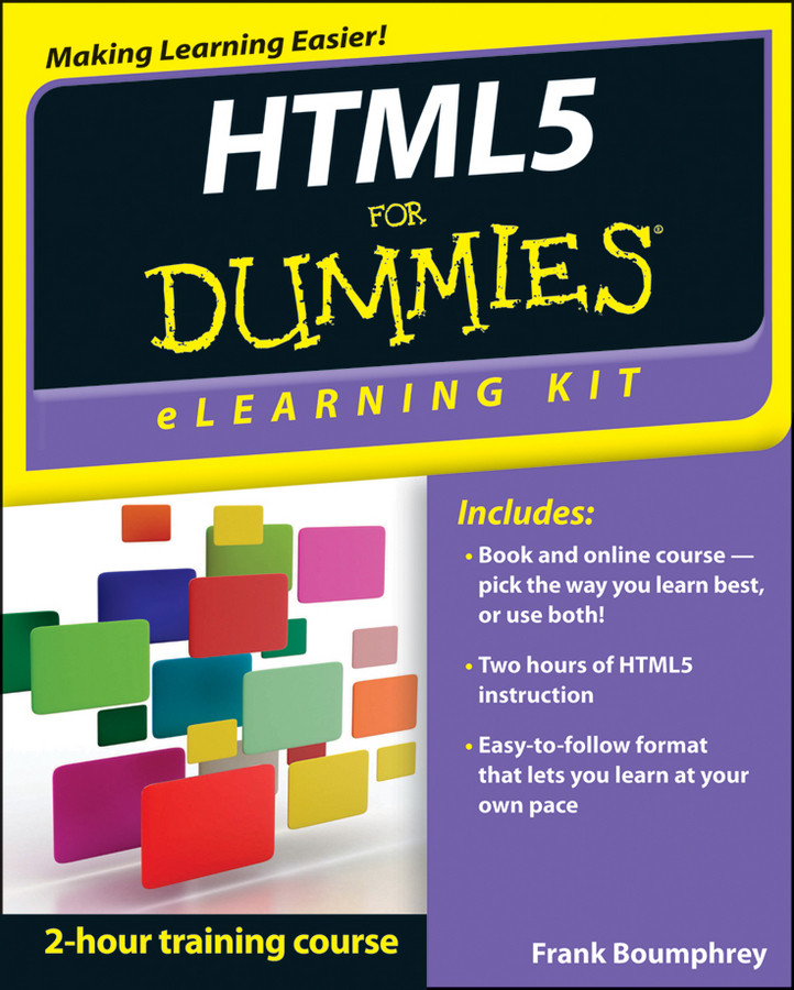 Html5 Elearning Kit For Dummies Boumphrey Frank