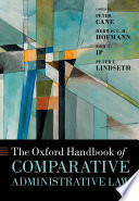 The Oxford Handbook Of Comparative Administrative Law Oxford Handbooks Peter Cane