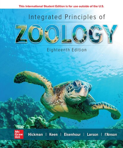 Ise Integrated Principles Of Zoology 18th Edition Cleveland Hickman Susan Keen David Eisenhour Allan Larson Helen Ianson