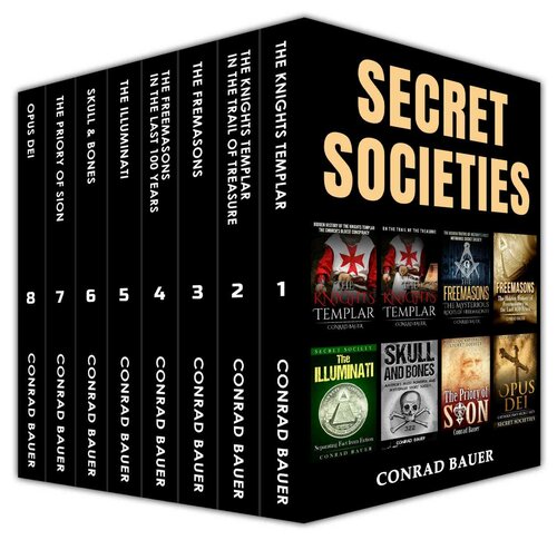 Secret Societies Box Set 8 Books In 1 Conrad Bauer