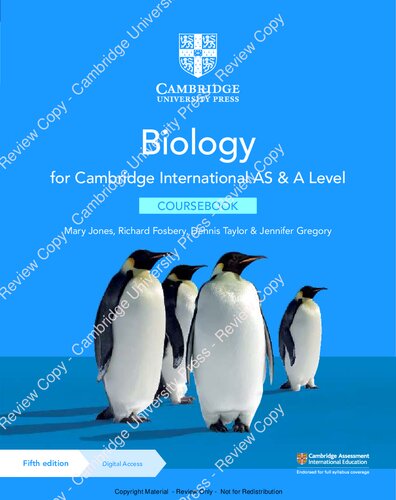 Cambridge International As A Level Biology Coursebook 5th Edition Mary Jones