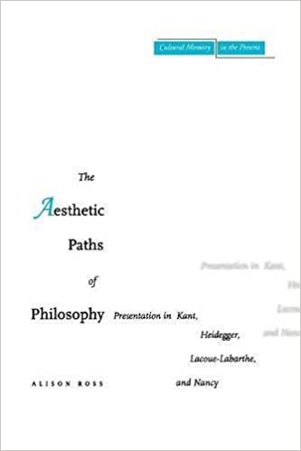 The Aesthetic Paths Of Philosophy Presentation In Kant Heidegger Lacouelabarthe And Nancy 1st Edition Alison Ross