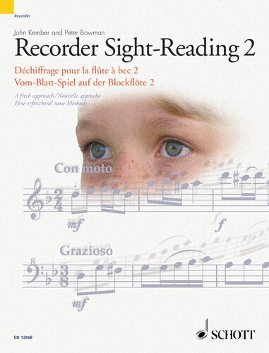 Recorder Sightreading 2 A Fresh Approach Schott Sightreading Series Multilingual John Kember