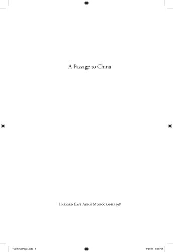 A Passage To China Literature Loyalism And Colonial Taiwan Chienhsin Tsai