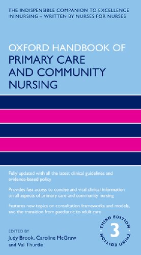 Oxford Handbook Of Primary Care And Community Nursing 3rd Edition Judy Brook