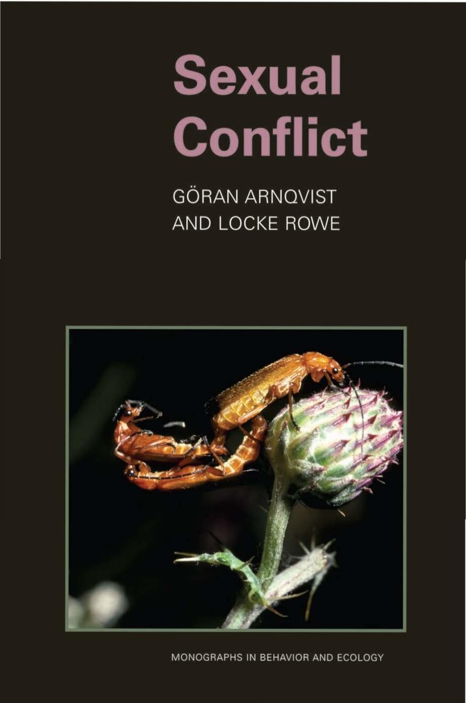 Sexual Conflict Göran Arnqvist Locke Rowe