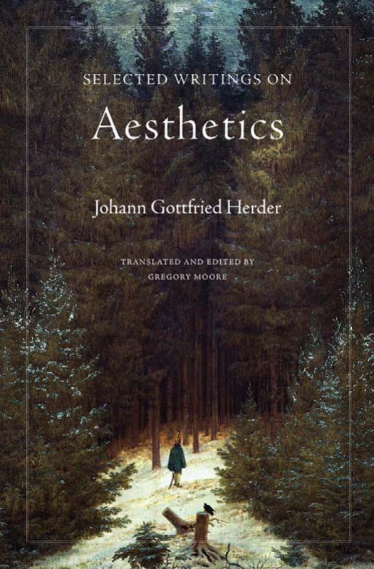 Selected Writings On Aesthetics Johann Gottfried Herder