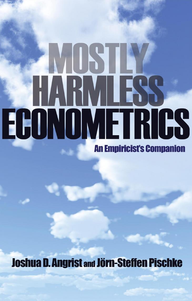 Mostly Harmless Econometrics An Empiricists Companion Joshua David Angrist Jrnsteffen Pischke
