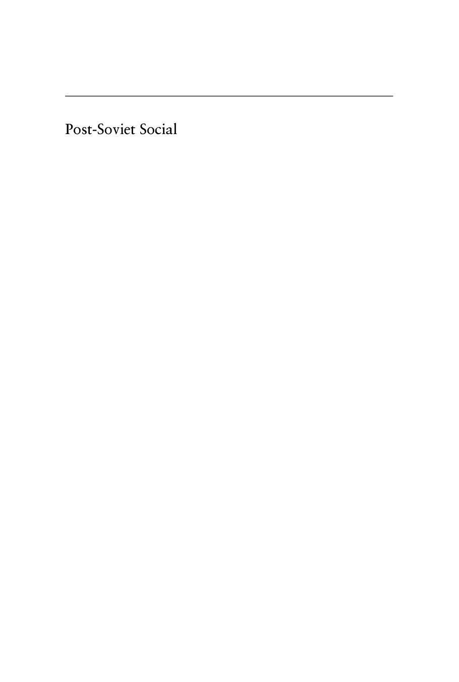 Postsoviet Social Neoliberalism Social Modernity Biopolitics Stephen J Collier