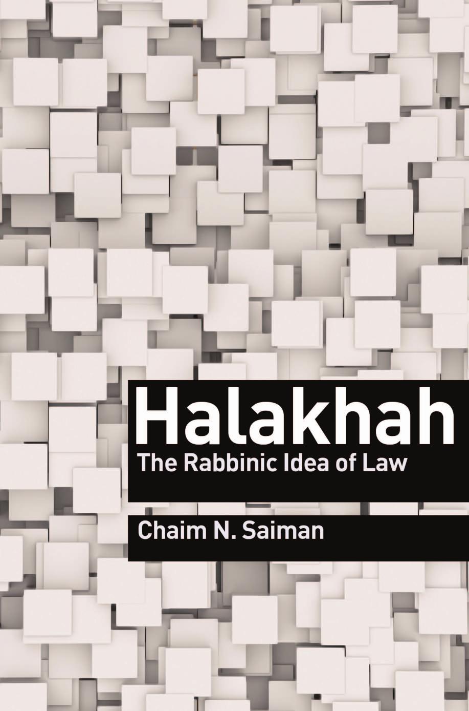 Halakhah Chaim N Saiman