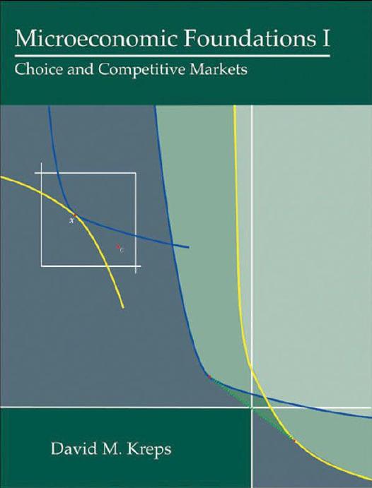 Microeconomic Foundations I Choice And Competitive Markets David M Kreps