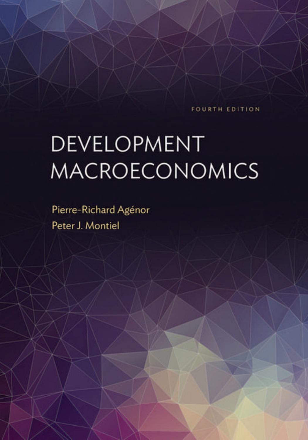 Development Macroeconomics Montiel Peter J Ag Amp233nor