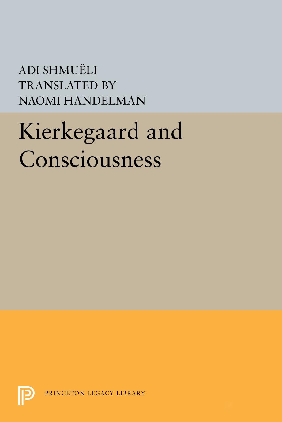 Kierkegaard And Consciousness Adi Shmueli
