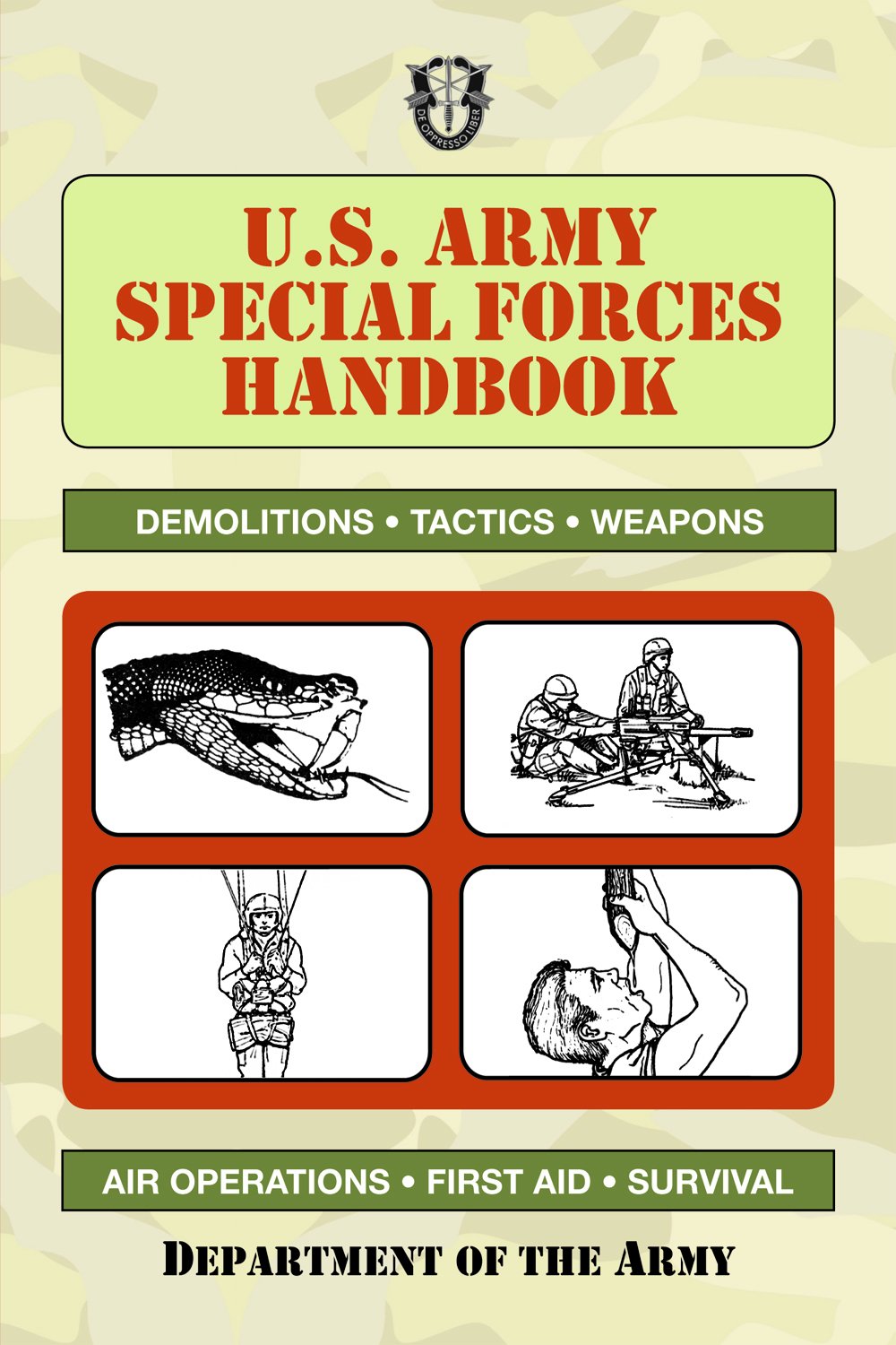 Us Army Special Forces Handbook Department Of The Army