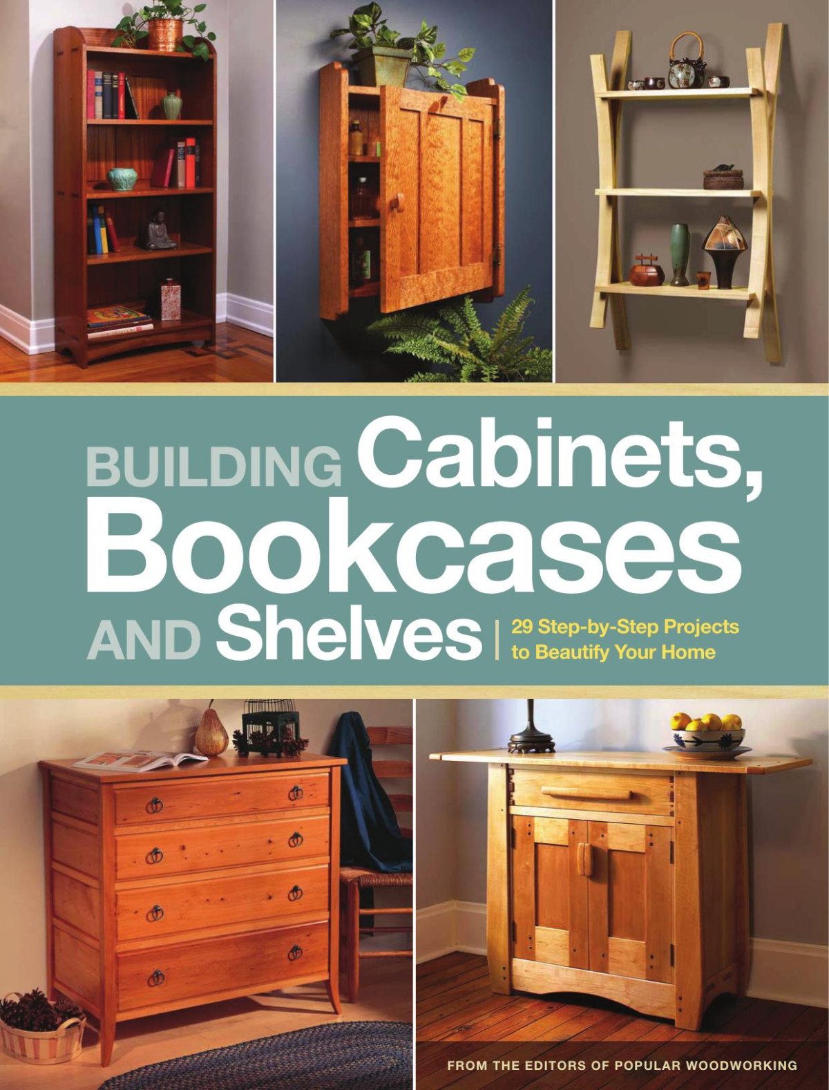 Building Cabinets Bookcases Shelves 29 Stepbystep Projects To Beautify Your Home Popular Woodworking