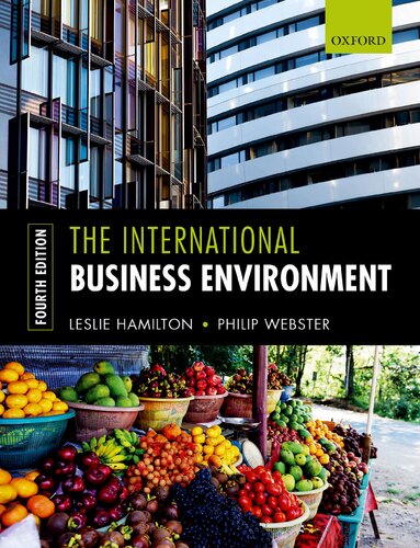 The International Business Environment 4e 4th Edition Hamilton