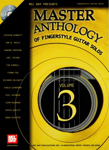 Mel Bay Master Anthology Of Fingerstyle Guitar Solos Stephen Bennett Stephen Rekas