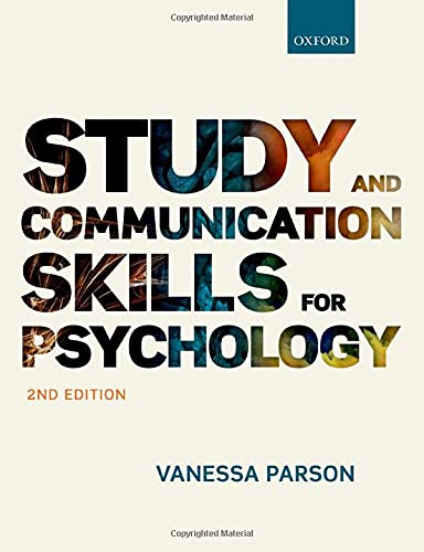 Study And Communication Skills For Psychology 22th Edition Vanessa Parson