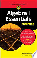 Algebra I Essentials For Dummies 1st Edition Sterling Mary Jane