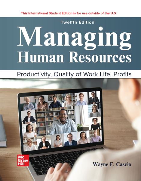 Managing Human Resources 12th Edition Cascio Wayne