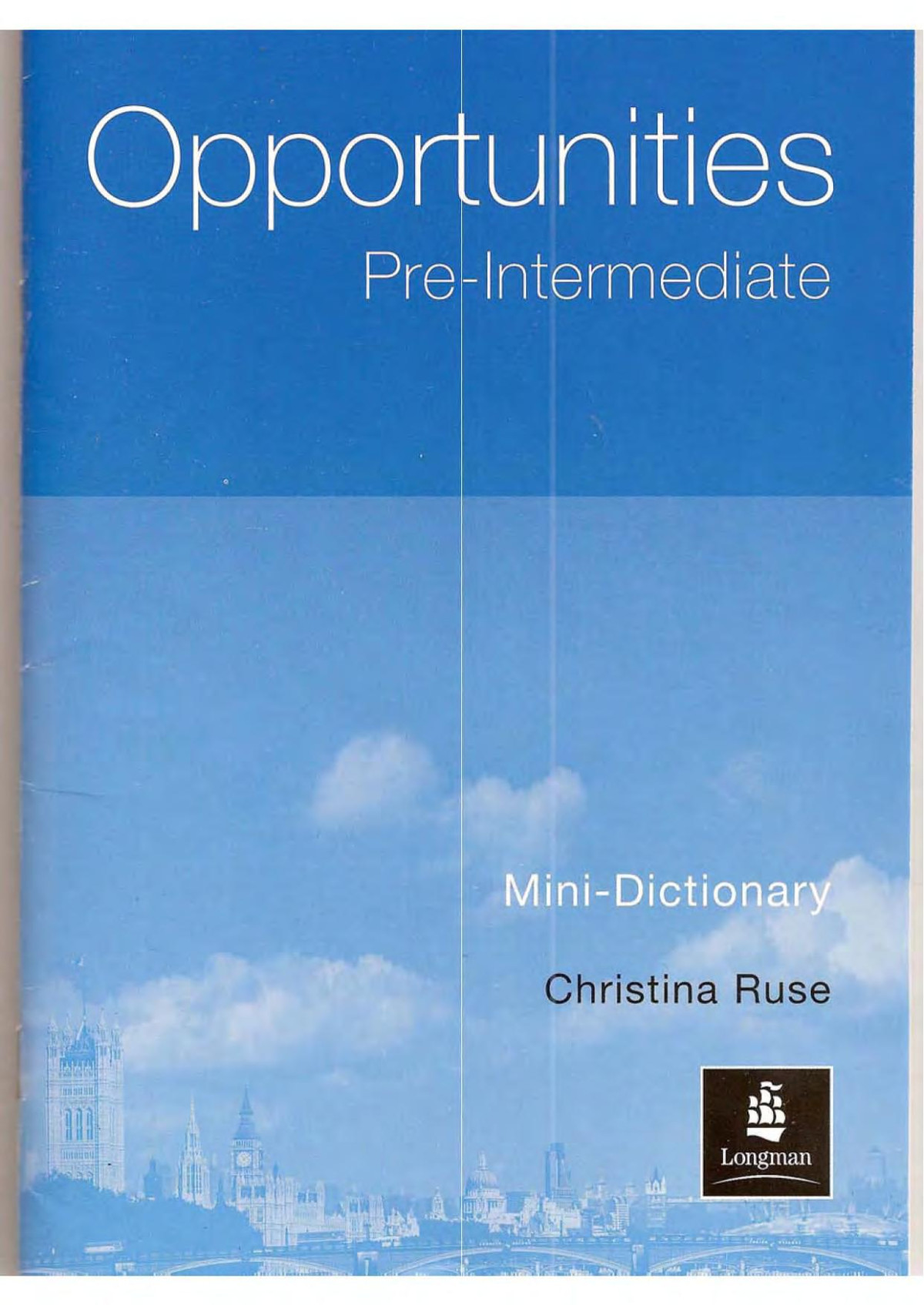 Opportunities Pre Intermediate Mini Dictionary Christina Ruse