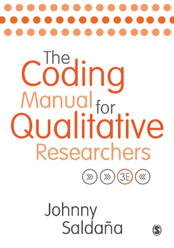 The Coding Manual For Qualitative Researchers 3rd Edition Johnny Saldana
