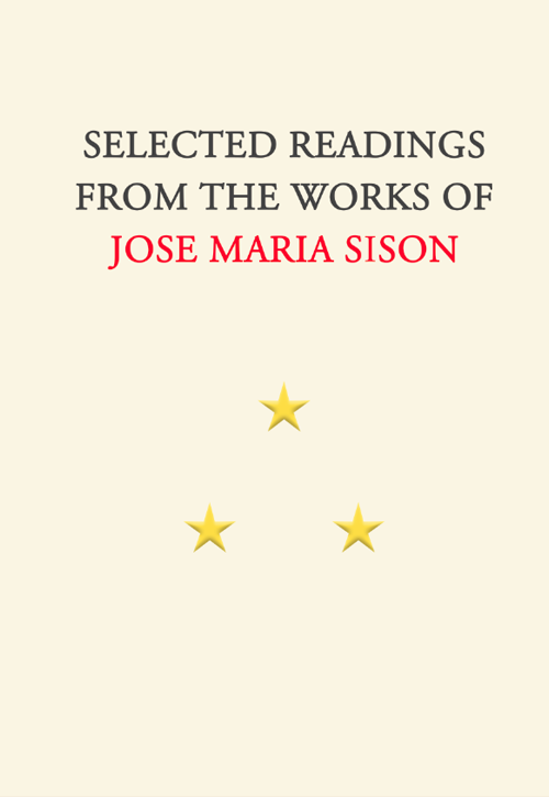 Selected Readings From The Works Of Jose Maria Sison Jos Maria Sison