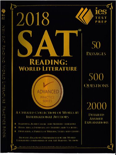 2018 Ies Sat Reading World Literature Practice Book Advanced Practice Arianna Astuni