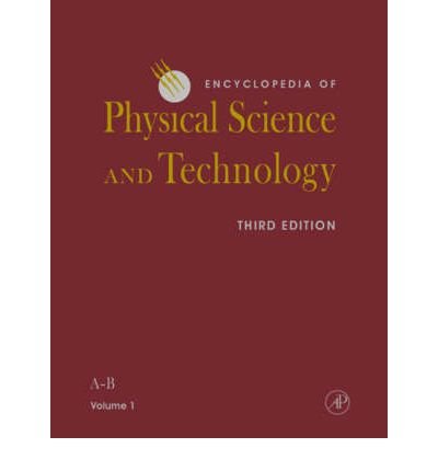 Encyclopedia Of Physical Science And Technology Volume 1 3rd K W Allen