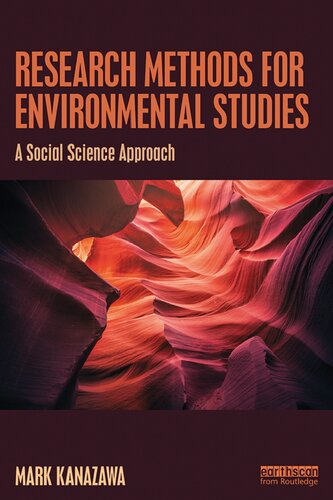Research Methods For Environmental Studies A Social Science Approach Mark Kanazawa
