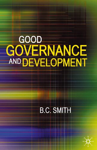 Good Governance And Development 2007th Edition Brian Smith
