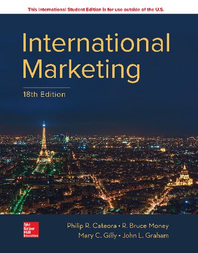 Ise International Marketing 18e 18th Edition Philip R Cateora