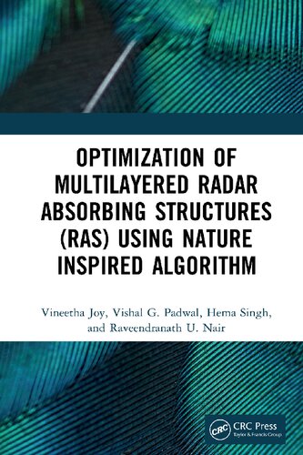 Optimization Of Multilayered Radar Absorbing Structures Ras Using Nature Inspired Algorithm 1st Edition Vineetha Joy