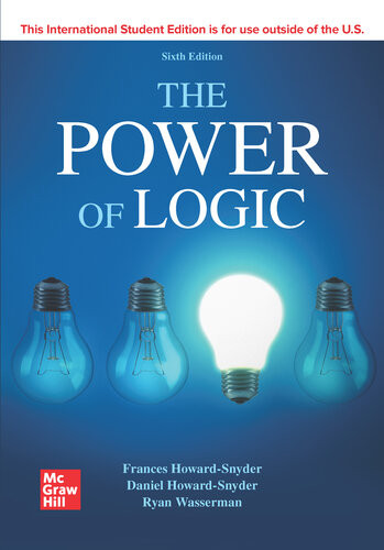 Ise The Power Of Logic 6th Edition Frances Howardsnyder Phd