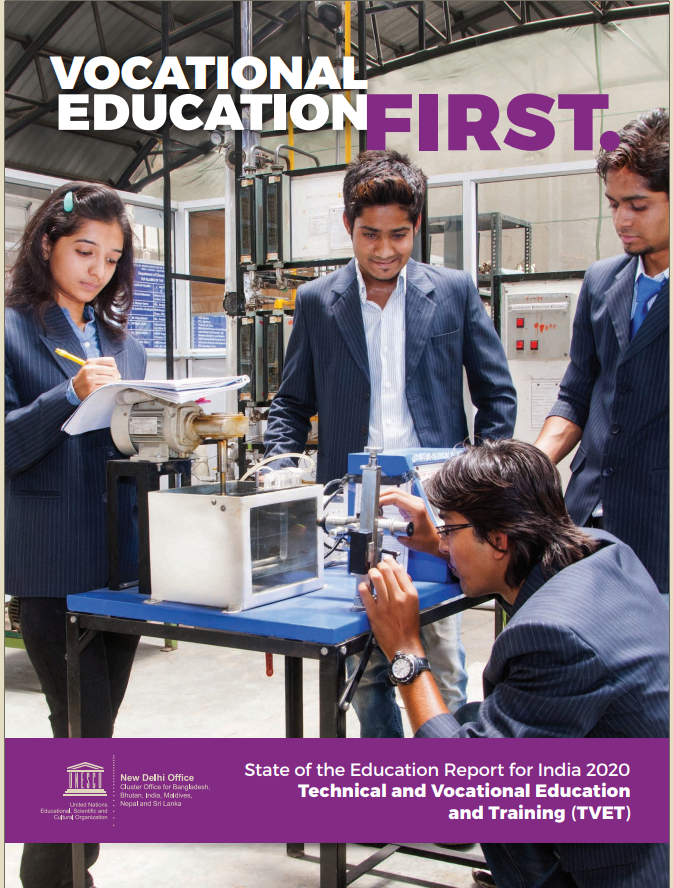Vocational Education First State Of The Education Report For India 2020technical And Vocational Education Training Tvet Unesco