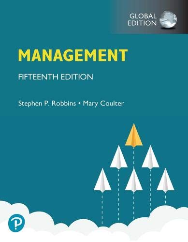 Management Rental Edition 15th Edition 15th Edition Stephen Robbins