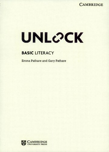 Unlock Basic Literacy Students Book Emma Pathare Gary Pathare