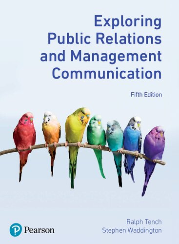 Exploring Public Relations And Management Communication 5th Edition Tench