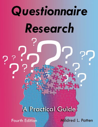 Questionnaire Research A Practical Guide 4th Edition Mildred Patten