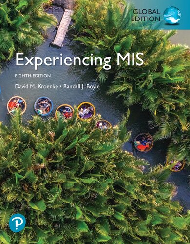 Experiencing Mis Global Edition 8th Edition David M Kroenke