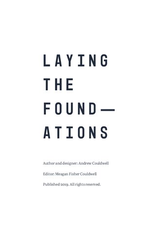Laying The Foundations A Book About Design Systems Andrew Couldwell