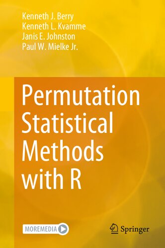 Permutation Statistical Methods With R 1st Ed 2021 Berry Kenneth J